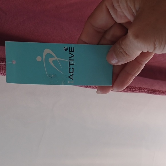 IActive Jogging Pants, drawstring waist, Mauve, side trim, NWT - Picture 5 of 7